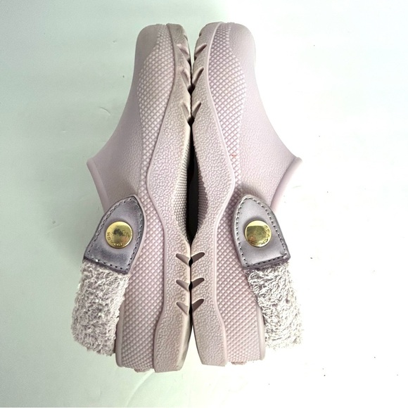 Coach Lola Clog Water Resistant Rubber Terrycloth Lined Shoes Purple Womens 10 - Picture 10 of 13